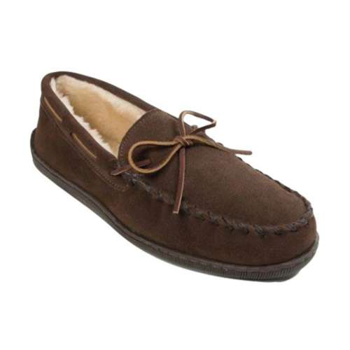 Men's Minnetonka Pile Lined Hardsole Slippers