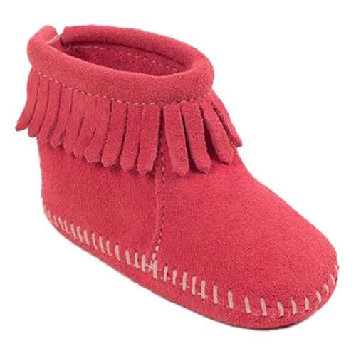 Baby Minnetonka Back Flap Bootie Slippers