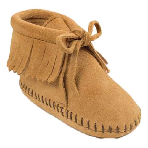 Baby Minnetonka Fringe Bootie Slippers