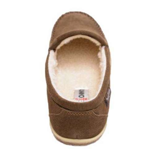 Minnetonka men's tilden moccasin suede indoor and outdoor online slippers