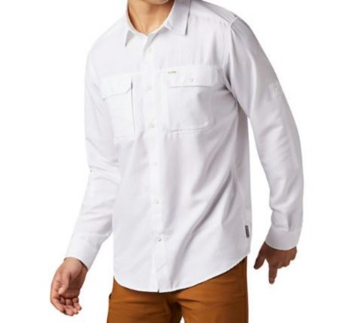 Men's Mountain Hardwear Canyon Long Sleeve Button Up round-neck shirt
