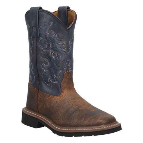 Toddler Dan Post Brantley Western logo-print boots