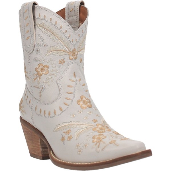 Women’s Dingo Primrose Western Boots 10 White