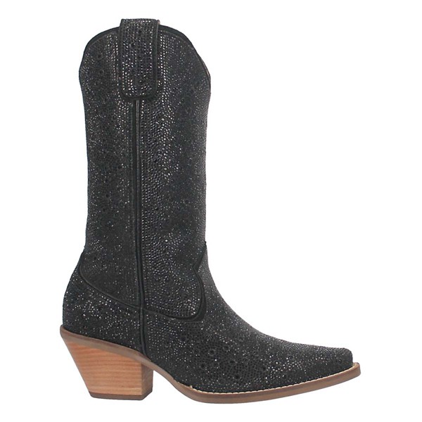 Women’s Dingo Silver Dollar Western Boots 8.5 Black