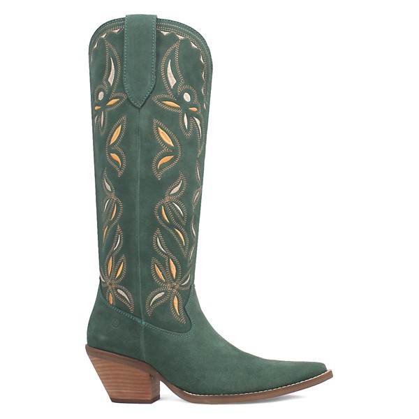 Women’s Dingo Bandelera Western Boots 8 Green