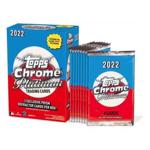 Topps 2022 Chrome Platinum Anniversary Baseball Trading Card Blaster Box
