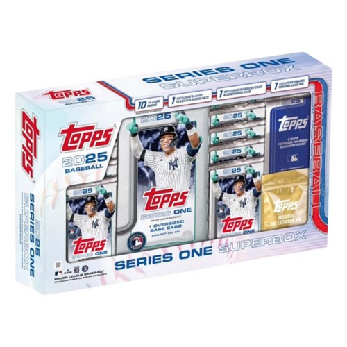 2025 Topps Baseball Series 1 Super Box | SCHEELS.com 2025 Topps Baseball Series 1 Super Box | SCHEELS.com