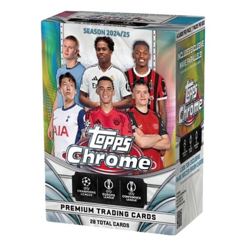 2024-25 Topps Chrome UEFA Club Competitions Blaster Box