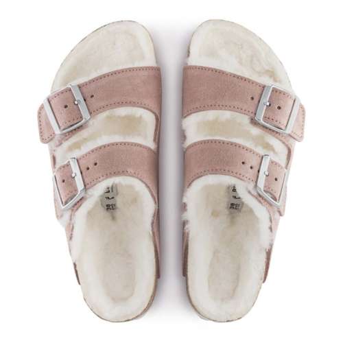 Women's Birkenstock Arizona Shearling Slide Sandals