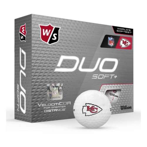 Wilson Kansas City Chiefs Duo Soft+ Golf Balls