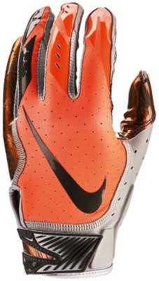 all orange football gloves