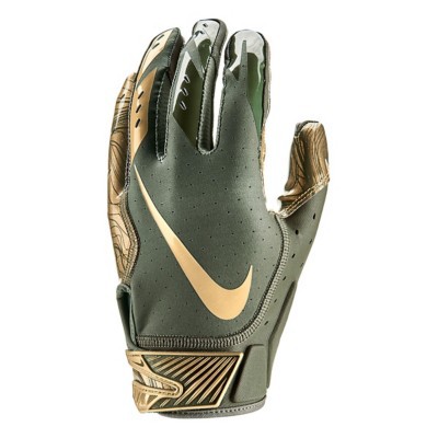 gold nike gloves