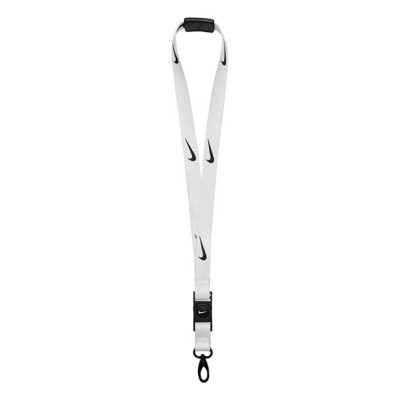 nike white lanyard