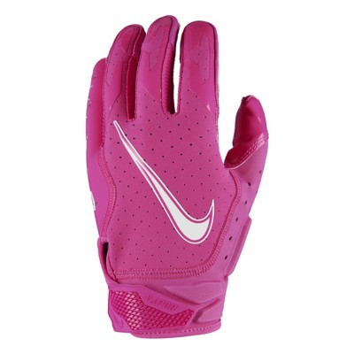 pink youth football gloves