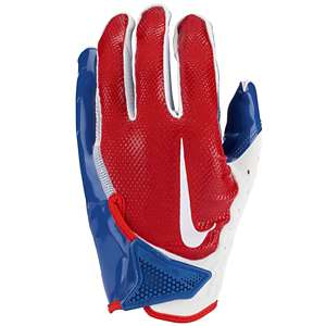 Nike Vapor Jet 7.0 Football Gloves Medium / White/White/University Red