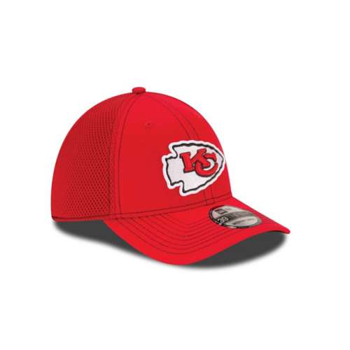 Kansas City Chiefs NFL Logo Mix 39THIRTY Flex Fit Black Cap Hat