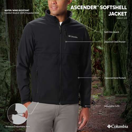Columbia Men's Ascender Hooded Softshell Jacket