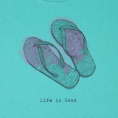 life is good flip flops