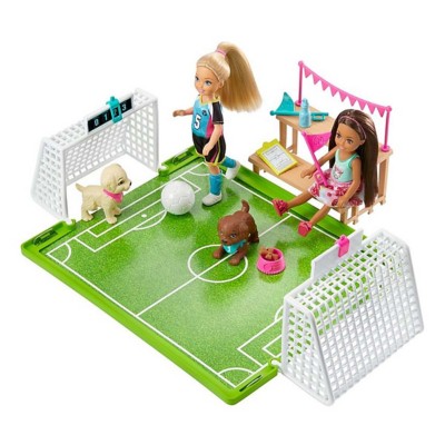 chelsea barbie soccer set