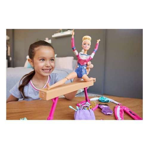 Barbie gymnastics clearance set