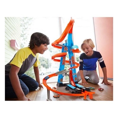 sky crash tower track set