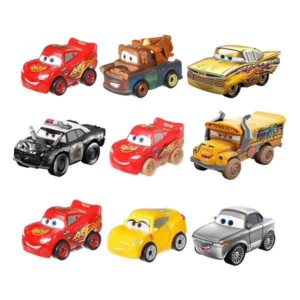 Hot Wheels Disney Pixar Cars Mini Racers 3-Pack (Styles May Vary)