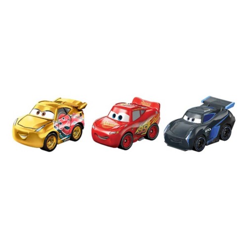Disney Pixar Cars Mini Racers 3-Pack (Styles May Vary)