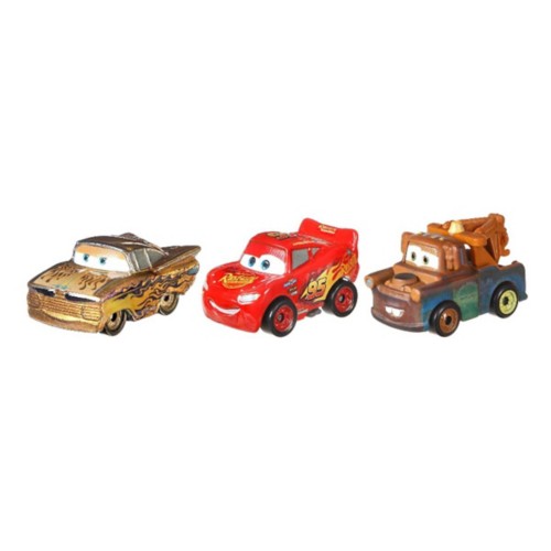 Disney Pixar Cars Mini Racers 3-Pack (Styles May Vary)