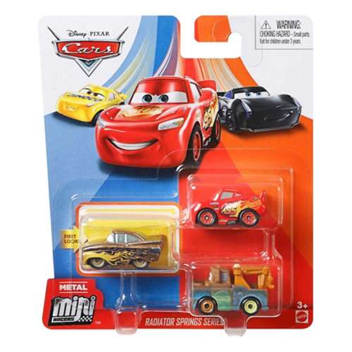 representante aliviar Robar a Disney Pixar Cars Mini Racers 3-Pack | SCHEELS.com