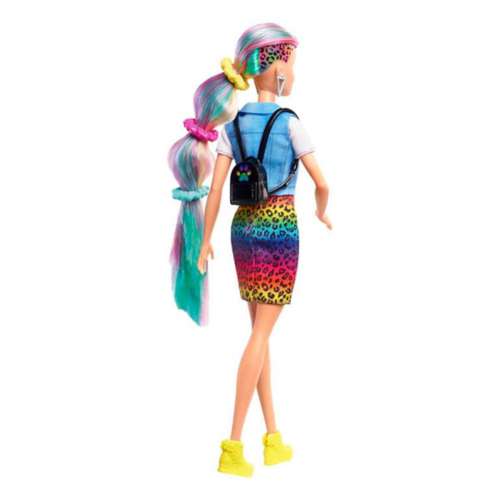 Rainbow cheap barbie hair