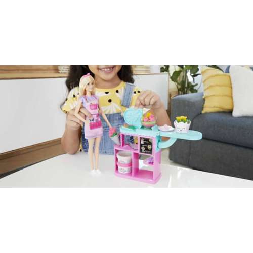 Barbie discount florist playset