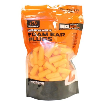 Walker's Foam Ear Plug's Orange 25ct