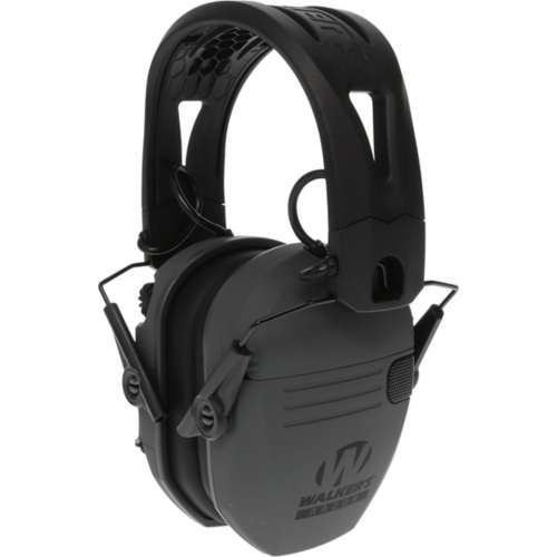 Walker Razor TactiGrip Electronic Muffs with Rubber Headband