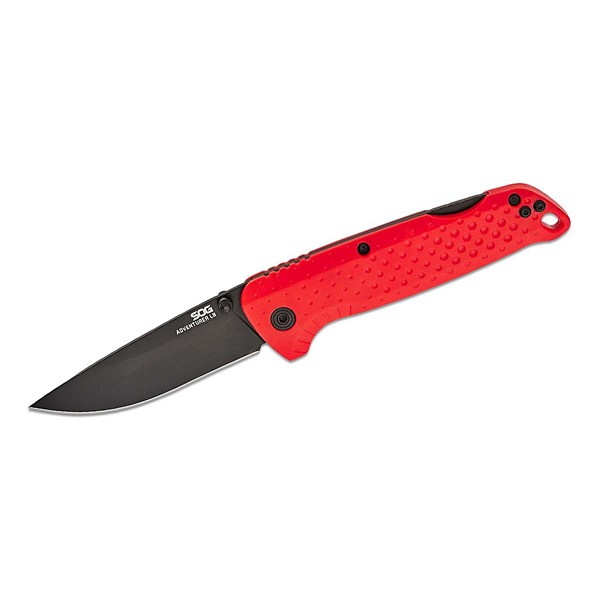 SOG KNIVES SOG Adventurer Red Pocket Knife