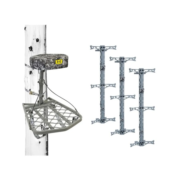 Hawk Helium Ultra Lite Hang-On Treestand Combo - Hawk