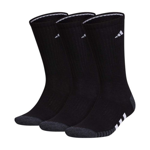 Adidas Men s Cushioned 3.0 3 Pack Crew Socks Black