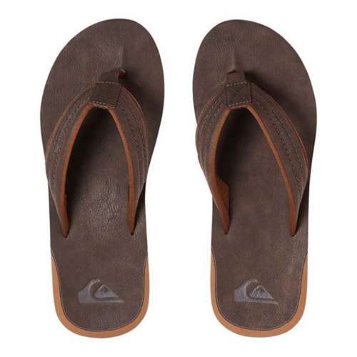 Little Boys' Quiksilver Carver Nubuck Flip Flop Sandals