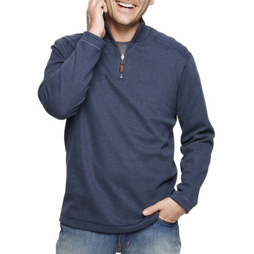 Men's Johnston & Murphy Reversible Solid 1/4 Zip Pullover - Primary Image