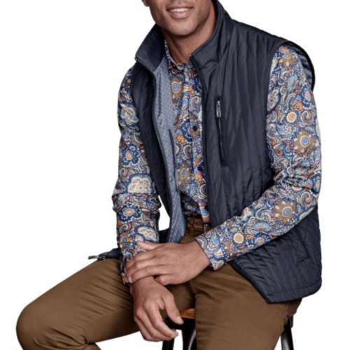 Men's Check Local Store Hours Quilted Vest