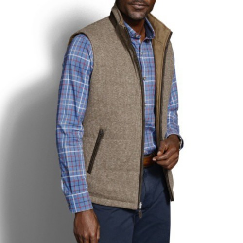 Men's Johnston & Murphy Reversible Knit Vest - Primary Image