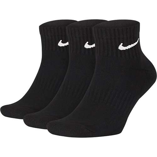 Adult Nike Everyday Cushioned 3 Pack Ankle Socks | SCHEELS.com