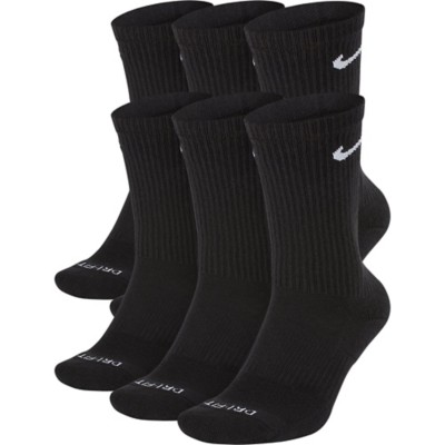 black nike mid calf socks