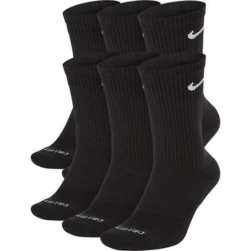 Adult Nike Everyday Plus Cushioned 6 Pack Crew Socks | SCHEELS.com