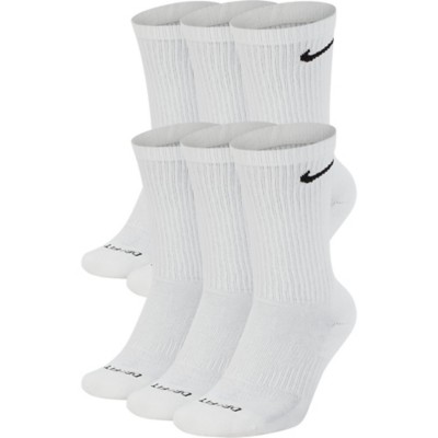 nike satire Everyday Plus Cushioned Training Crew Socks - 6 Pack