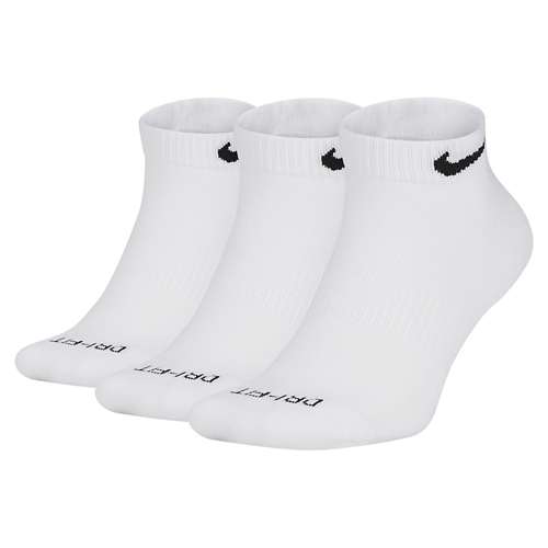 Adult Nike Everyday Plus Cushioned Training 3 Pack Quarter Running Socks