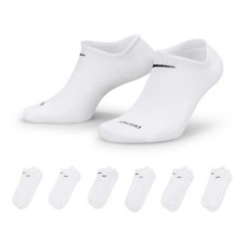 Adult Nike Everyday Plus Cushioned Training Ankles 6 Pack Quarter Running Socks