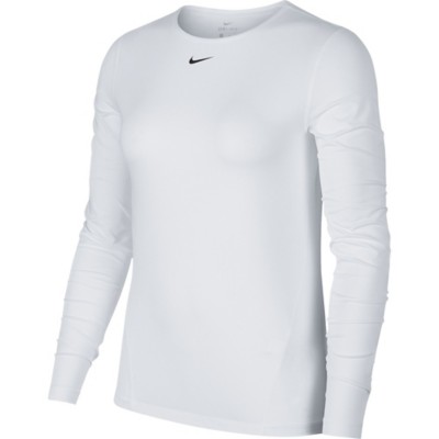 white mesh long sleeve shirt