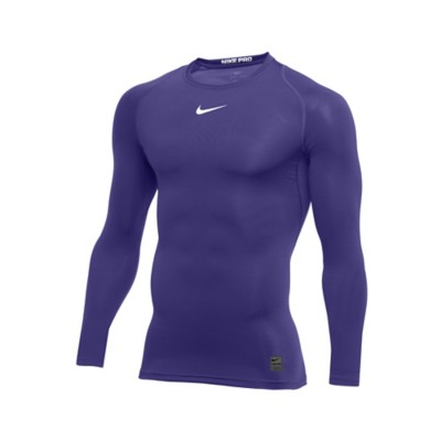 purple nike compression shirt