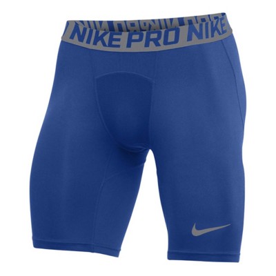 nike blue compression shorts