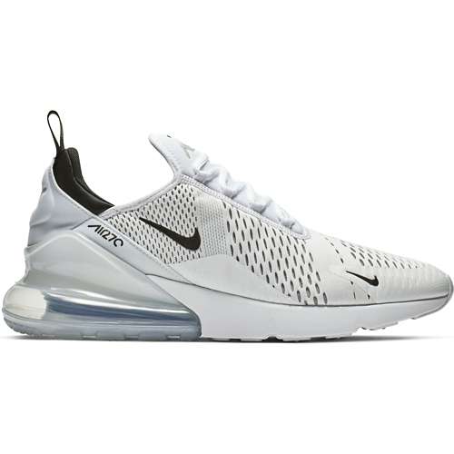 Men's Nike Air Max 270 Shoes 10.5 White/Citron Pulse-Blue